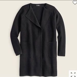 J. Crew Juliette collarless sweater-blazer